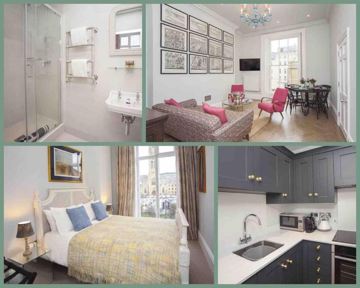 Stylish City Centre Apartment - Bath Eksteriør bilde